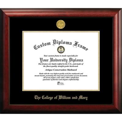 College of William and Mary 13w x 10h Gold Embossed Diploma Frame