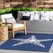 Brooklyn Rug Co Handmade Indoor/ Outdoor Contemporary Coastal Starfish Area Rug