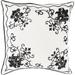 Florence de Dampierre: Decorative Annabel Damask 22-inch Throw Pillow