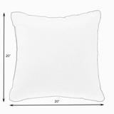 Sunbrella Navy Knife-edged Indoor/Outdoor Pillows, Set of 2