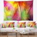 Designart 'Spectacular Multi Color Pattern' Floral Wall Tapestry