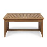 Carolina Outdoor Acacia Wood Coffee Table by Christopher Knight Home