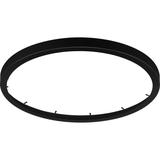 Everlume Collection Black 18" Edgelit Round Trim Ring - 18.500" x 18.500" x 1.570"