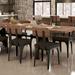 Amisco Sierra Extendable Table and Symmetry Chairs Dining Set