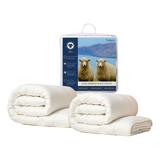 Delara 3IN1 Customizable Wool Duvet Insert Organic Cotton Cover