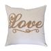 Taylor Cotton with Embroidery 20" Square Decorative Throw Pillow 2PK