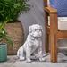 Adena Outdoor Outdoor Dog Garden Statue by Christopher Knight Home