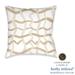 Laural Home kathy ireland® Small Business Network Member Peaceful Elegance Ribbon Decorative Throw Pillow - 18x18