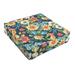 Humble + Haute Indoor/ Outdoor Blue Multi Flora Deep Seating Chair Cushion