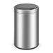 Innovaze 3.2 Gal./12 Liter Stainless Steel Round Motion Sensor Trash Can for Bathroom and Office