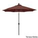 Pompano 9ft Crank Lift Push Button Tilt Round Patio Umbrella by Havenside Home, Base Not Included