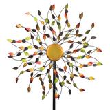 32" Rotating Wind Spinner - Leaves - 32"x9.5"x85"