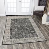 Alora Decor Swagger Ivory, Taupe, Grey, and Black Persian-style Floral Rug