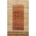 Modern Bordered Gabbeh Kashkoli Oriental Area Rug Wool Handmade - 6'5" x 9'9"