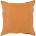 Livabliss Tastebol Orange Feather Down Throw Pillow (20" x 20")