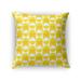 MOD SQUAD YELLOW Accent Pillow By Kavka Designs