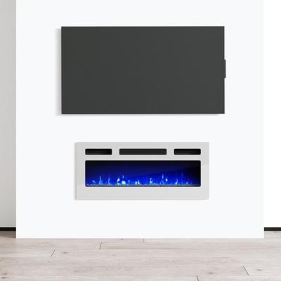 Recessed Wall-mounted Electric Fireplace