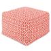 Majestic Home Goods Indoor Outdoor Aruba Ottoman Pouf 27 in L x 27 in W x 17 in H