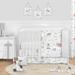 Farm Animals Collection Boy or Girl 11-piece Nursery Crib Bedding Set - Watercolor Farmhouse Lattice Horse Cow Sheep Pig