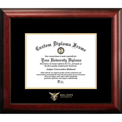 Ball State University 10w x 8h Gold Embossed Diploma Frame