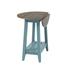 The Gray Barn Solid Wood Drop-leaf Accent End Table with Shelf