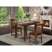 East West Furniture Kitchen Table Set- a Rectangle Dining Table and Dining Room Chairs, Mahogany (Pieces Option)