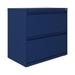 Hirsh 30 Inch Wide 2 Drawer Lateral 101 File Cabinet, Navy