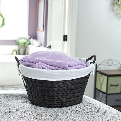 Household Essentials Wicker Laundry Basket with Handles