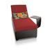 Barbados Chaise Outdoor Furniture w/ Side Table
