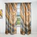 Designart 'Segment Layers of Marbled Rock' Traditional Blackout Curtain Single Panel