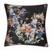 Edie At Home Iris Decorative Throw Pillow, Charcoal