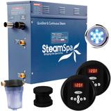 SteamSpa Royal 6 KW QuickStart Acu-Steam Bath Generator in Matte Black