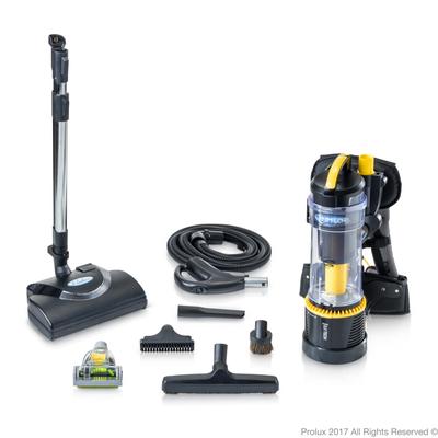 Prolux Commercial Bagless Backpack Vacuum with Electric Power Nozzle Kit