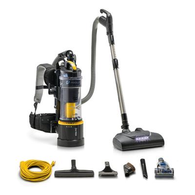 Prolux Commercial Bagless Backpack Vacuum with Electric Power Nozzle Kit