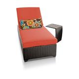 Barbados Chaise Outdoor Furniture w/ Side Table