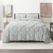 Nestl Pinch Pleat 3-piece Duvet Cover Set