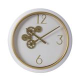 A&B Home Modern Chic 20-inch Purple Marble Effect Wall Clock