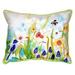 Bird & Daffodils Indoor/Outdoor 16-inch x 20-inch Throw Pillow