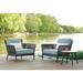 Enna 3-piece Carbon Club Chair and Table Set by Havenside Home