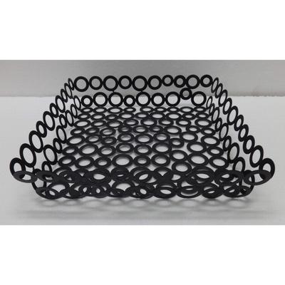 Vanilla Rings Square Basket 11.5 X 2.5