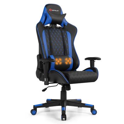 Gaming Chair Massage Office Chair Computer Gaming Racing Chair