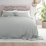 Becky Cameron Solid 4 Piece 100% Cotton Brushed Flannel Deep Pocket Bed Sheet Set