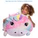 Stuffed Animal Storage Bean Bag Chair Cover only for Kids, Toy Holder