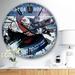 Designart 'Canada is Hockey' Traditional Wall Clock