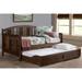 Hillsdale Furniture Dana Wood Twin Daybed with Trundle, Brushed Acacia