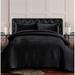 Lugano Honeycomb Velvet Oversized Solid Quilt Set