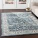 Annelie Navy & Teal Updated Traditional Area Rug - 5'1" x 7'4" - 5'1" x 7'4"