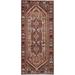 Antique Shiraz Tribal Oriental Hand Knotted Wool Persian Rug - 8'10" x 3'11" Runner