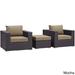 Gather 3-piece Outdoor Patio Sofa Set