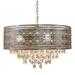 Silver Orchid Brielle Polished Nickel and Crystal 3-light Chandelier - 23.625"L x 23.625"W x 15"H